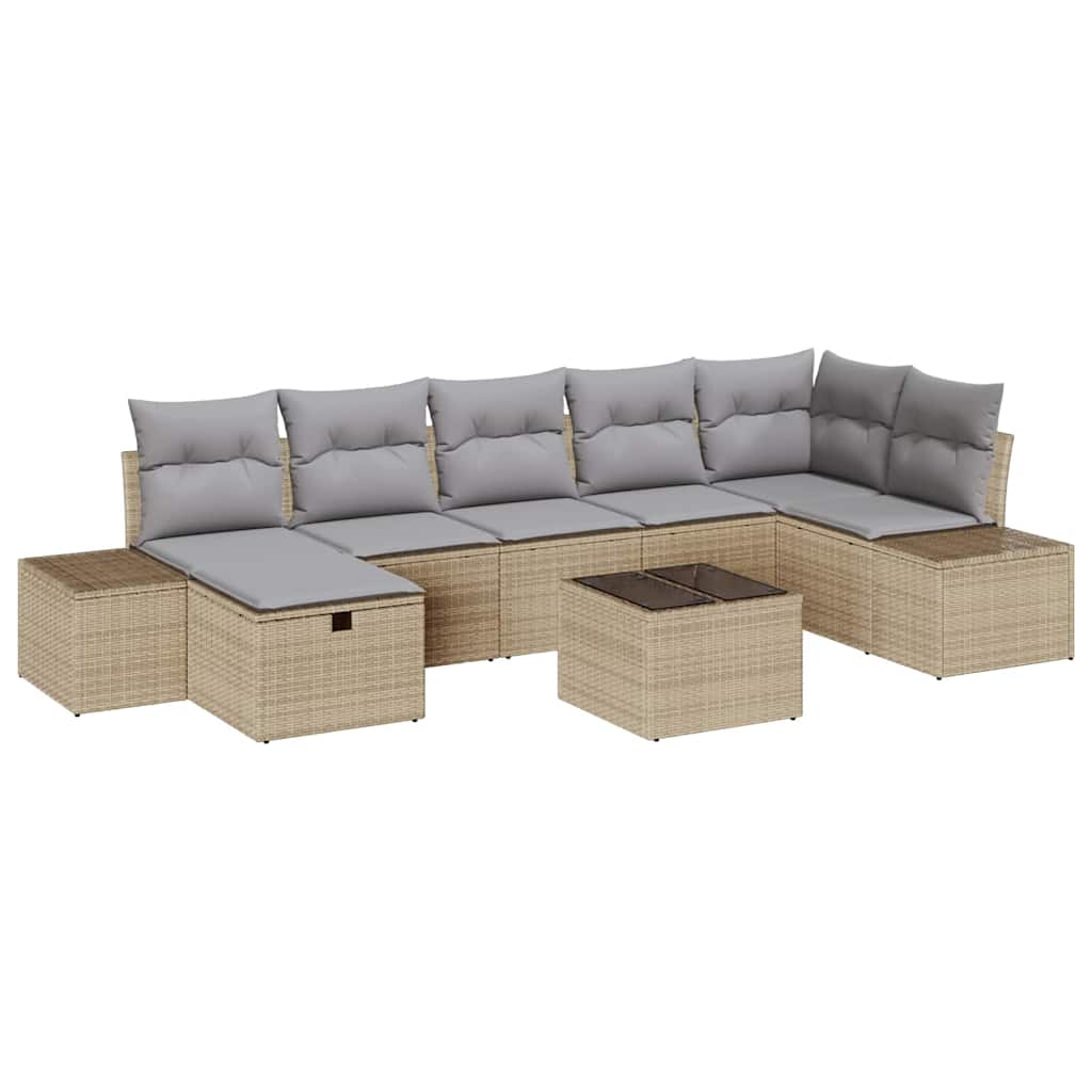 Set di divani 7 pz polyrattan | homemem39