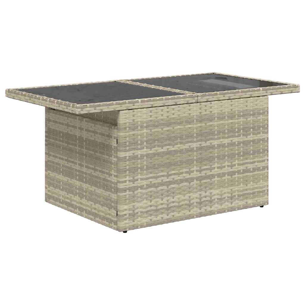 Set Divano da Giardino 6 pcs Grigio chiaro polyrattan - homemem39