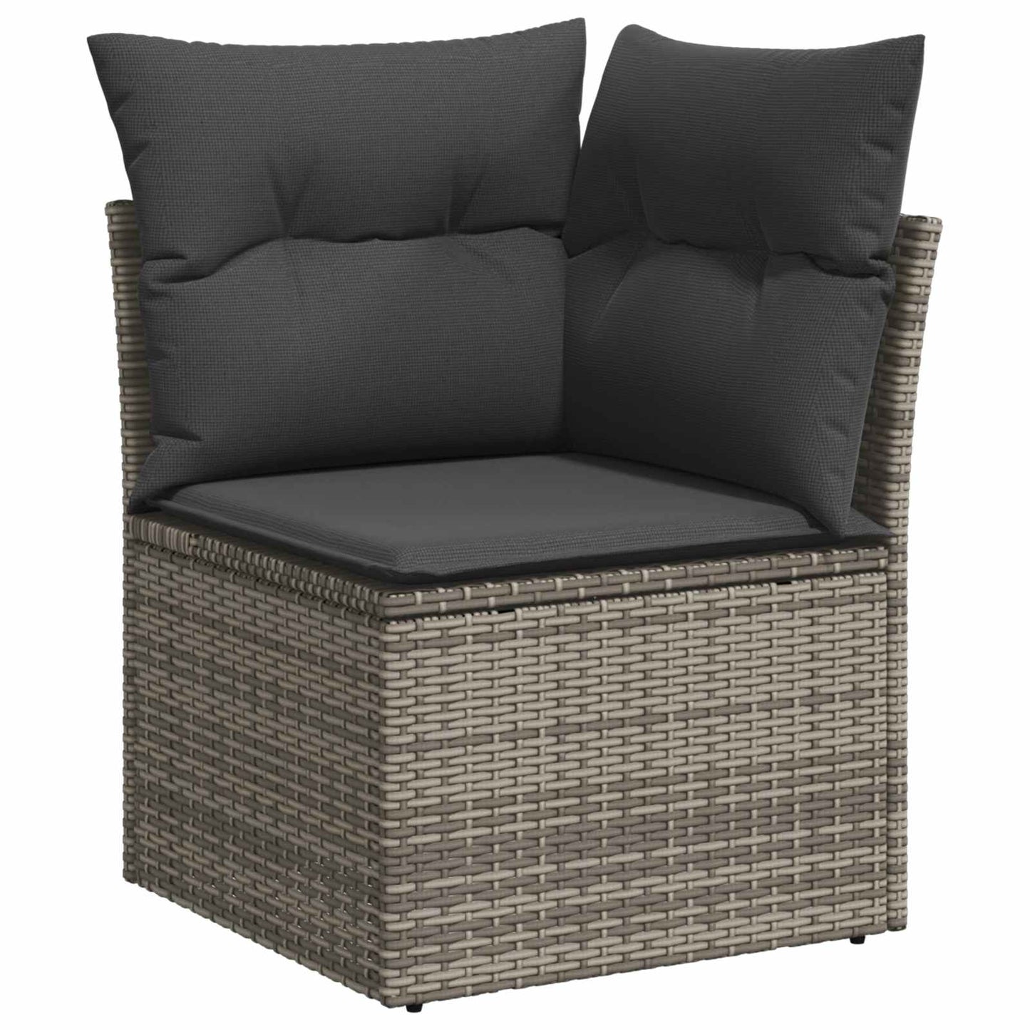 Set Divano da Giardino con cuscino 10 pcs Grigio | homemem39