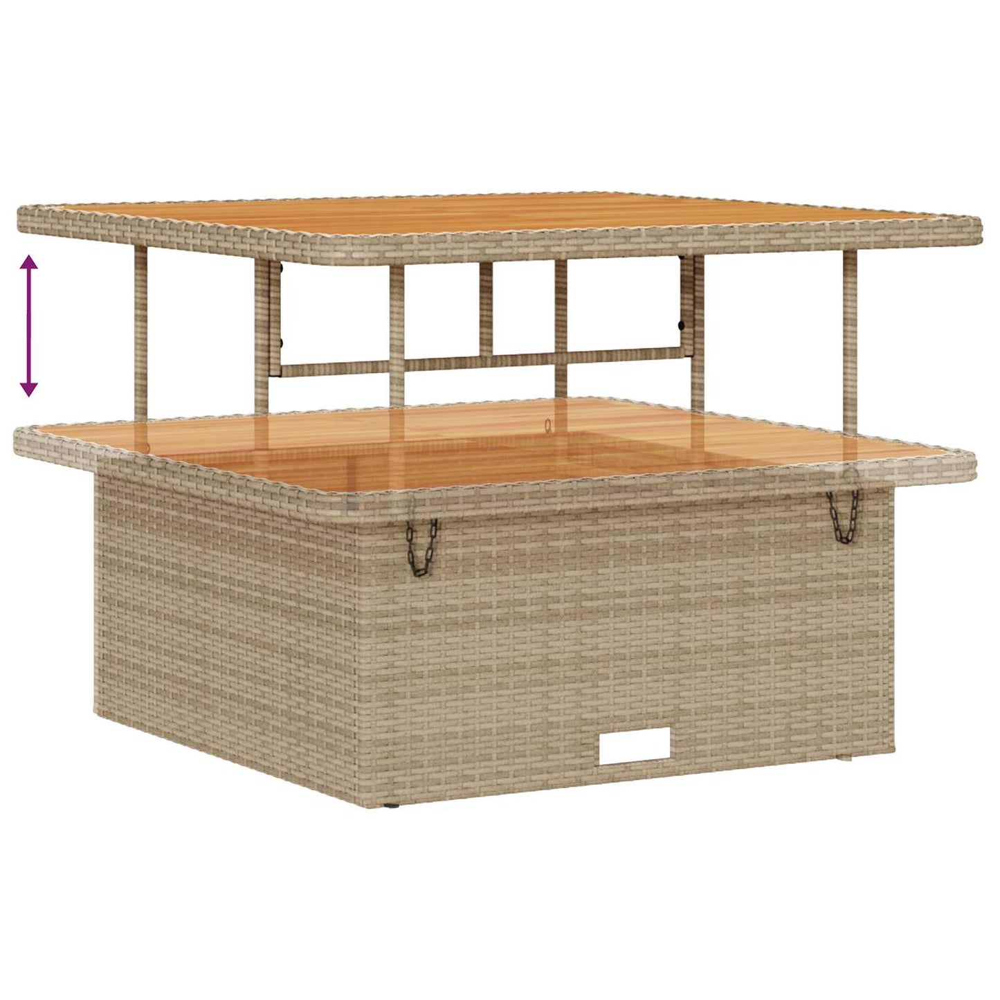 Set Divano da Giardino con cuscino 13 pcs Beige e Grigio Chiaro | homemem39