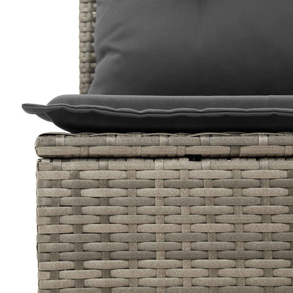 Set Divano da Giardino con cuscino 10 pcs Grigio | homemem39