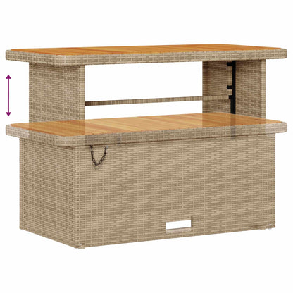 Set Divano da Giardino con cuscino 10 pcs Beige e Crema | homemem39