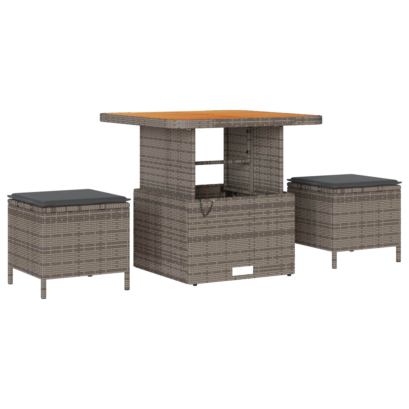 Set Divano da Giardino con cuscino 12 pcs Grigio | homemem39