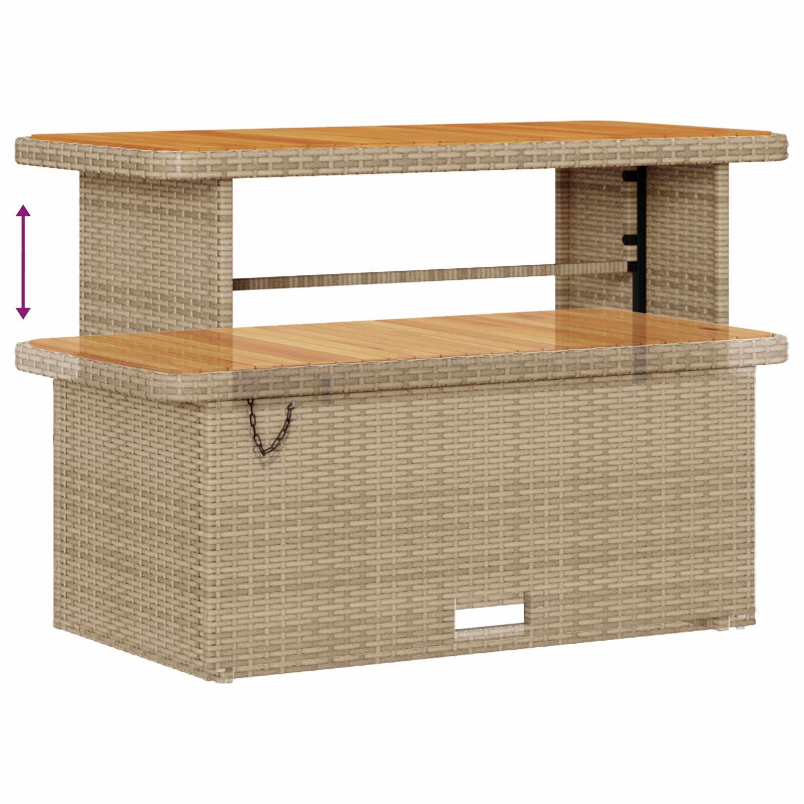 Set Divano da Giardino con cuscino 13 pcs Beige e Grigio Chiaro | homemem39