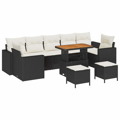 Set Divano da Giardino 13 pcs Beige e Crema polyrattan | homemem39