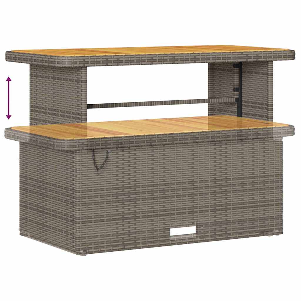 Set Divano da Giardino con cuscino con cuscino 9 pcs Grigio | homemem39
