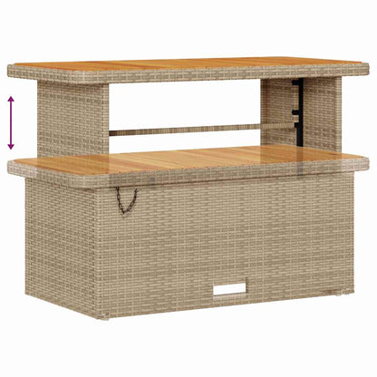 Set Divano da Giardino con cuscino 14 pcs Beige e Crema | homemem39