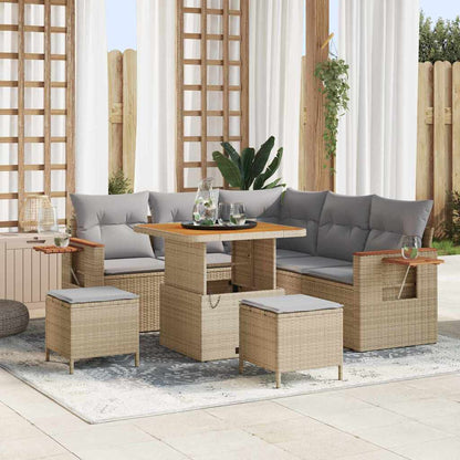 Set Divano da Giardino 9 pz 8-Numero di posti | homemem39