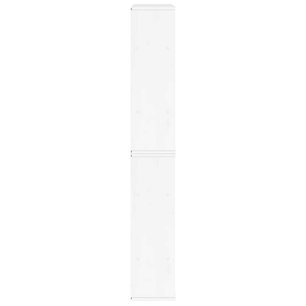Armadietti Laterali 4 pz ODDA Bianco 40x24x79 cm Legno di Pino - homemem39