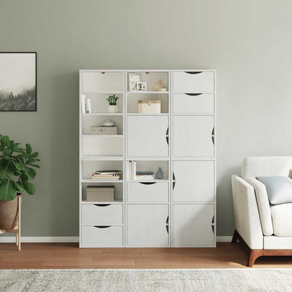 Armadietti Laterali 6 pz ODDA Bianco 40x24x79 cm Legno di Pino - homemem39