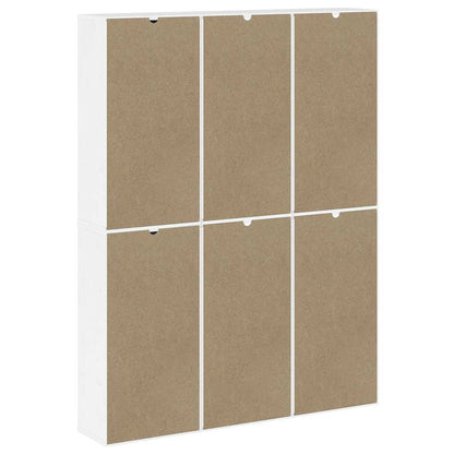 Armadietti Laterali 6 pz ODDA Bianco 40x24x79 cm Legno di Pino - homemem39