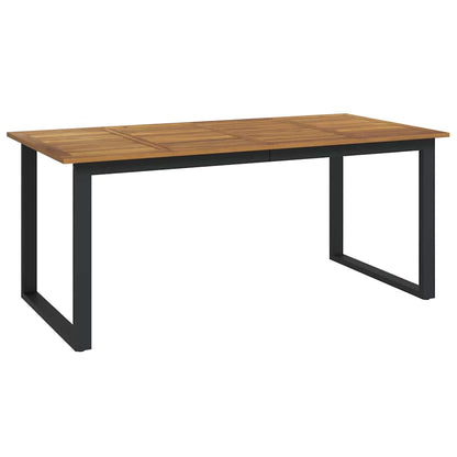 Set da Pranzo per Giardino 7 pcs Grigio | homemem39