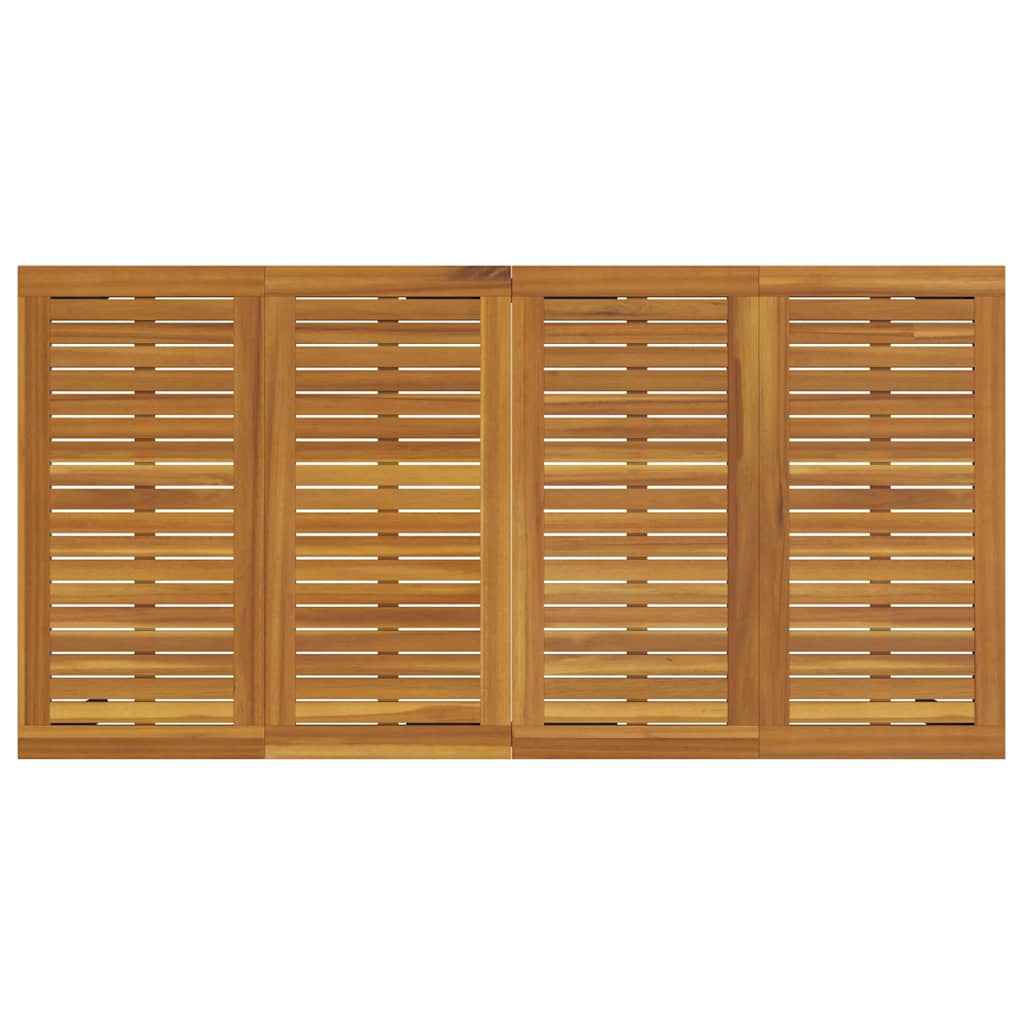 Set da Pranzo per Giardino 7 pcs Beige e Marrone polyrattan