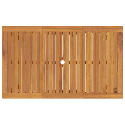 Set da Pranzo per Giardino 7 pcs Grigio | homemem39