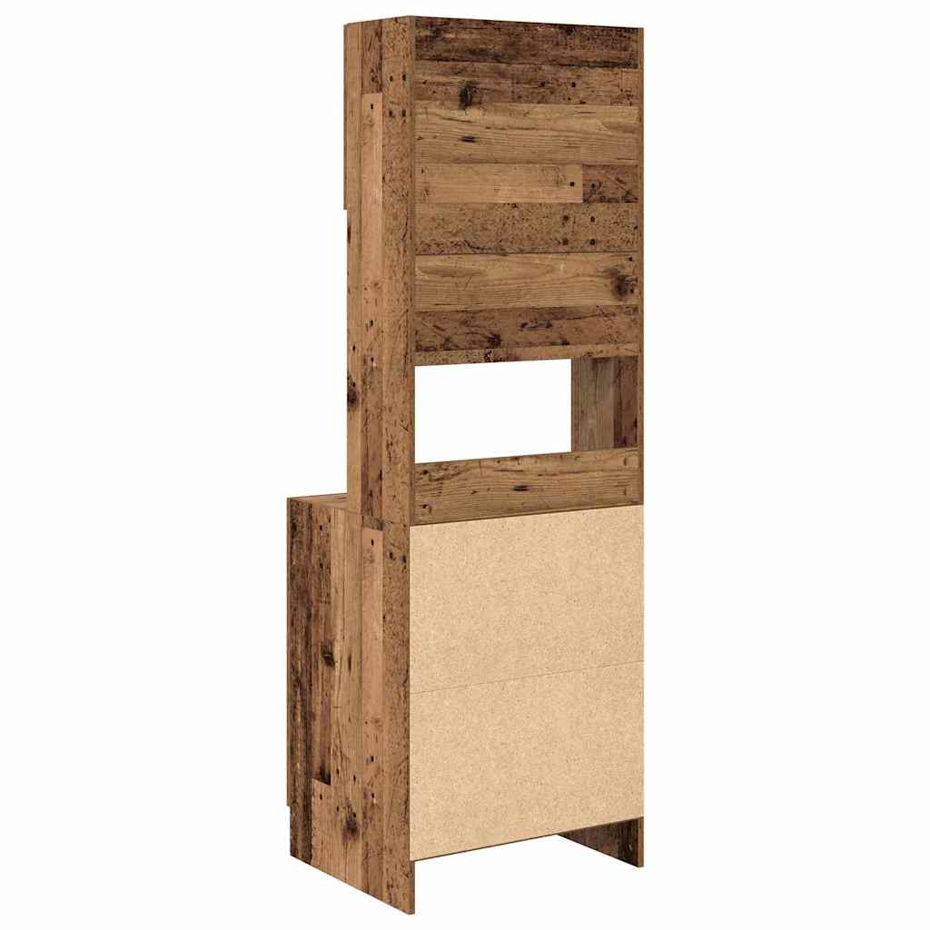 Credenza da cucina 2 pcs Legno vecchio 60 x 50 x 180 cm