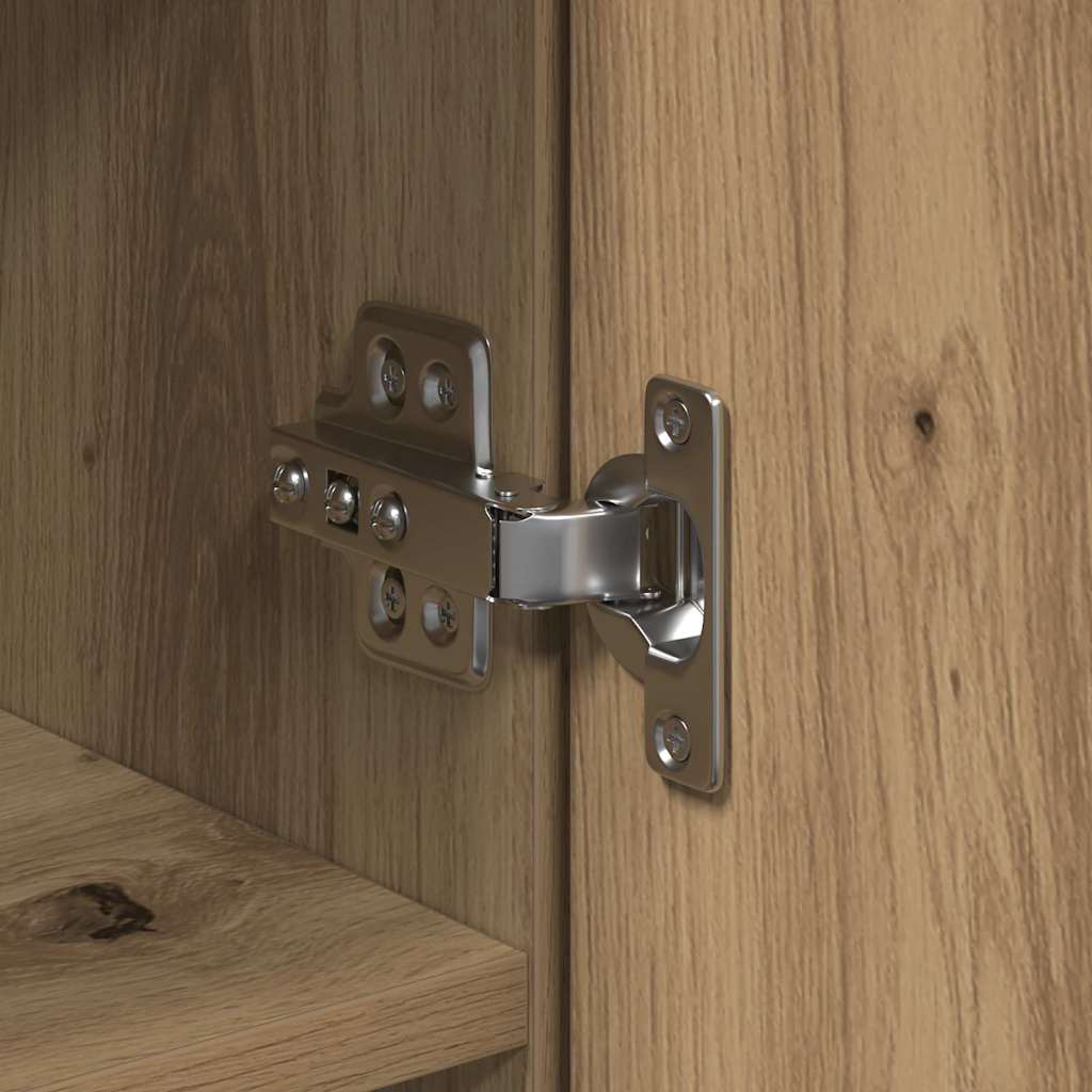 Highboard rovere artigianale 80 x 35 x 180 cm Legno multistrato | homemem39