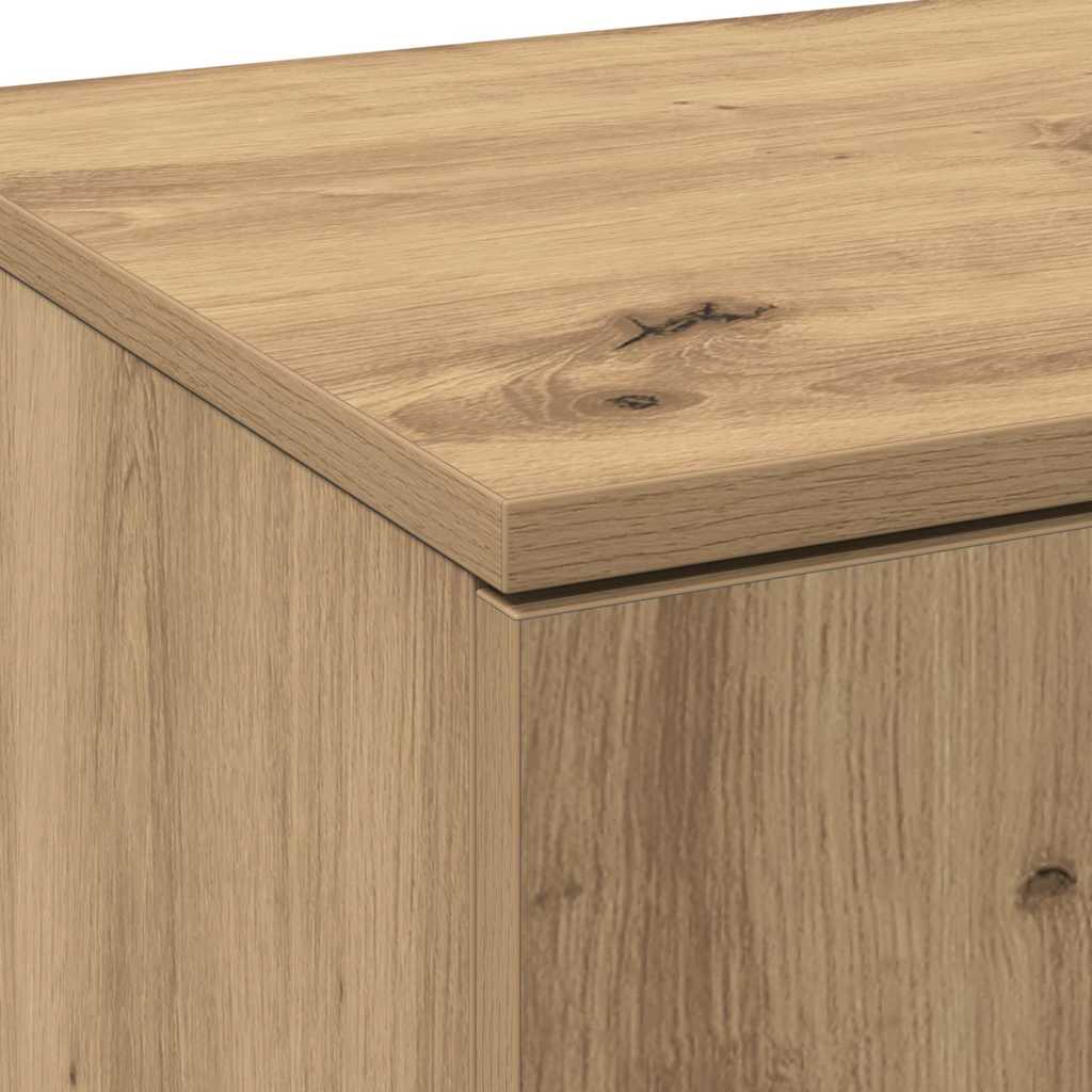 Highboard rovere artigianale 80 x 35 x 180 cm Legno multistrato