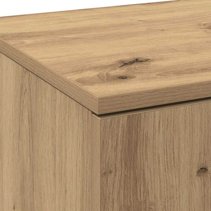 Highboard rovere artigianale 80 x 35 x 180 cm Legno multistrato