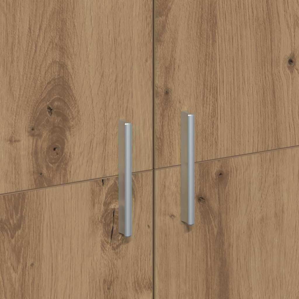Highboard rovere artigianale 80 x 35 x 180 cm Legno multistrato