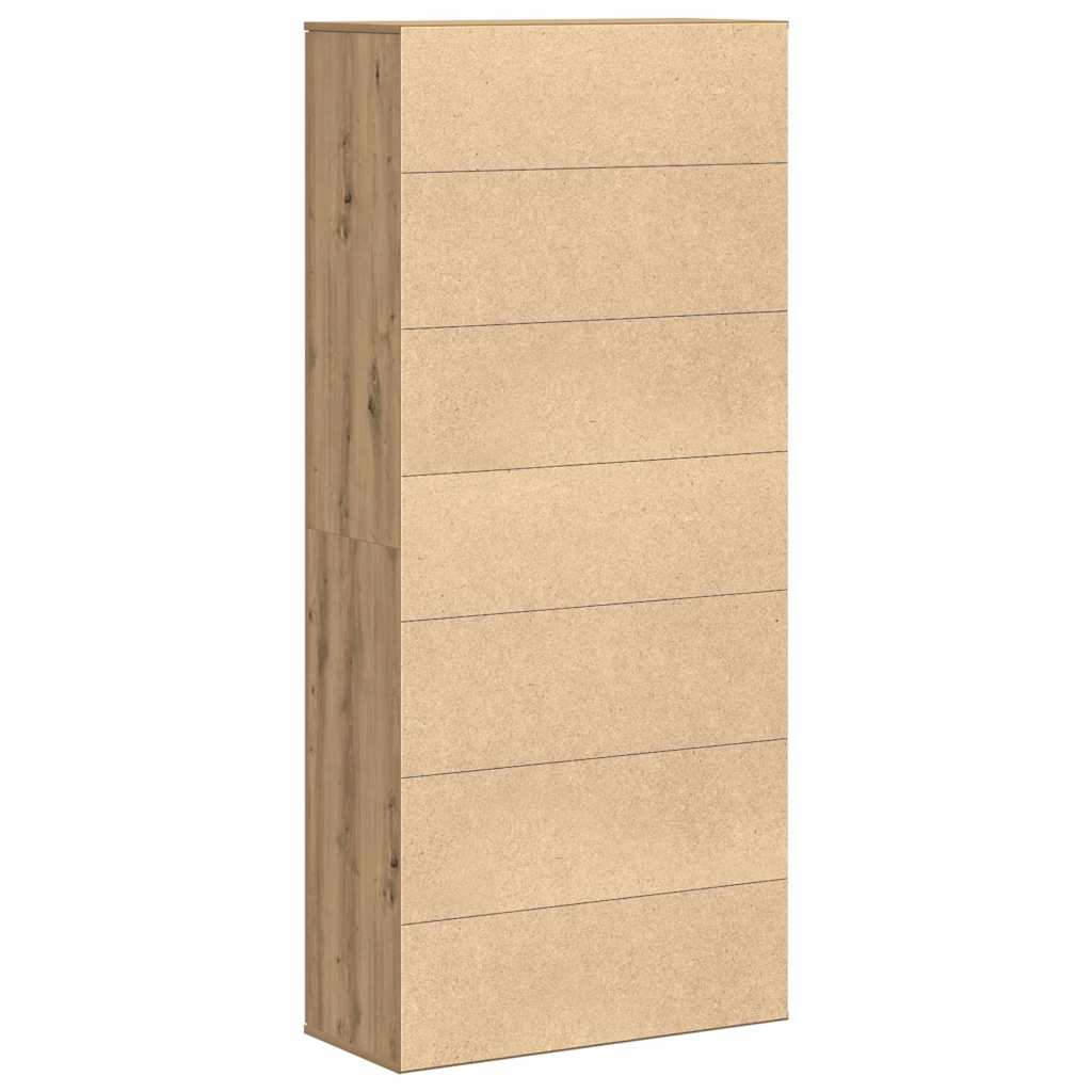 Highboard rovere artigianale 80 x 35 x 180 cm Legno multistrato | homemem39