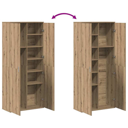 Highboard rovere artigianale 80 x 35 x 180 cm Legno multistrato