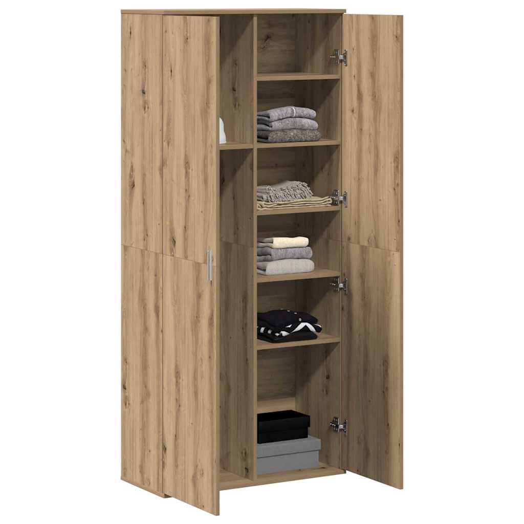 Highboard rovere artigianale 80 x 35 x 180 cm Legno multistrato
