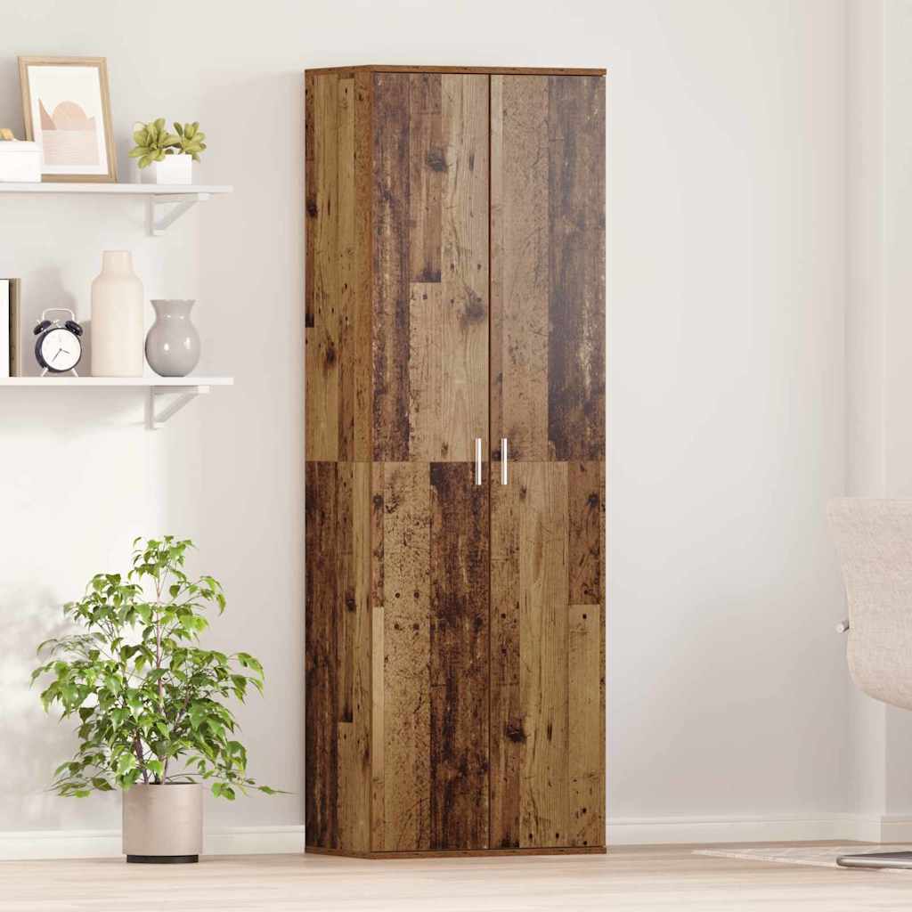 Alto mobile Legno vecchio 60 x 35 x 180 cm Legno multistrato | homemem39