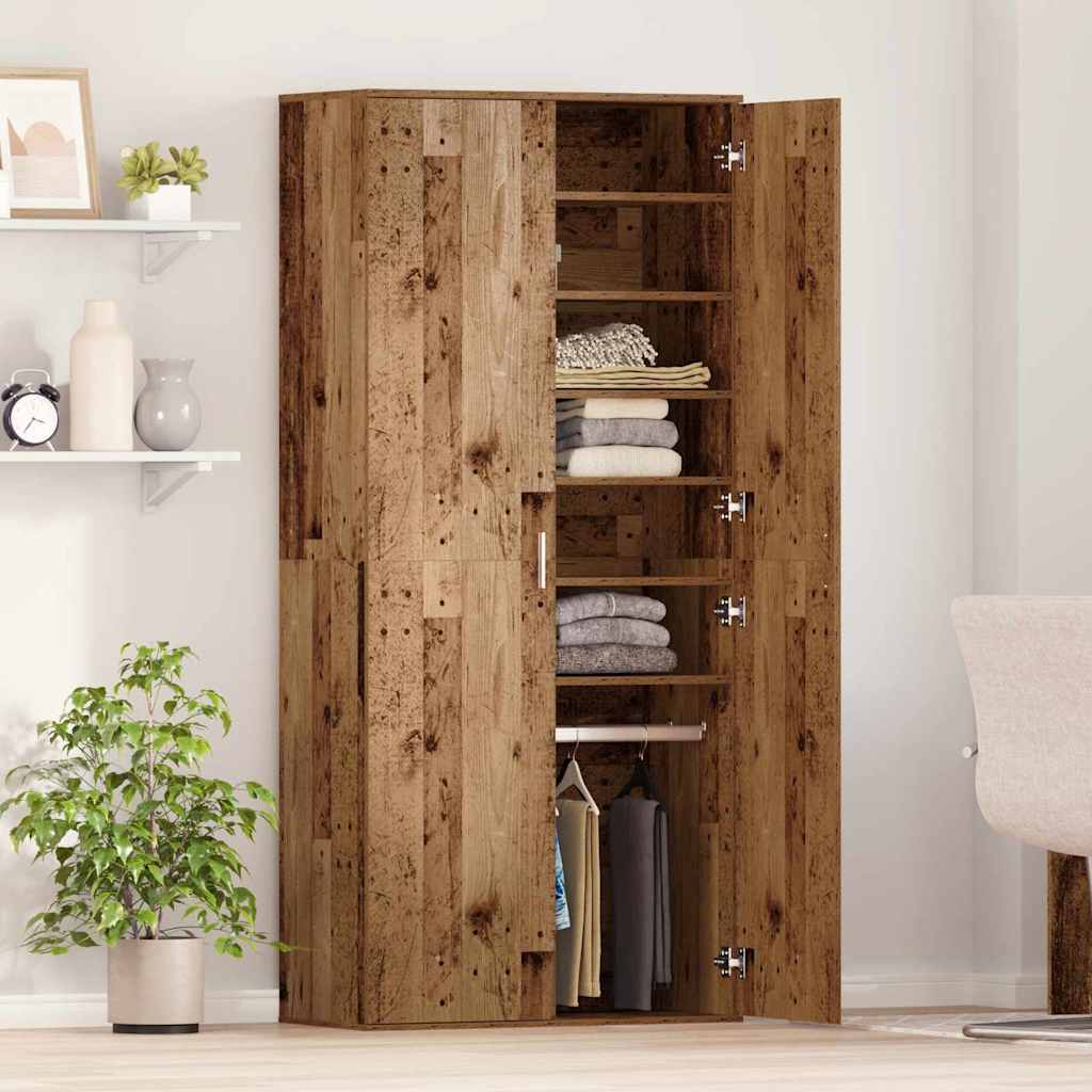 Credenza Legno vecchio 80 x 39 x 178 cm Legno multistrato - homemem39