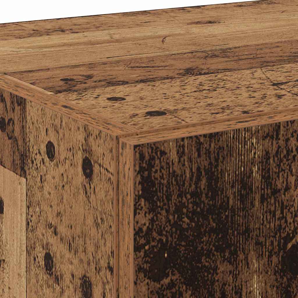 Credenza 2 pcs Legno vecchio 70 x 42,5 x 185 cm