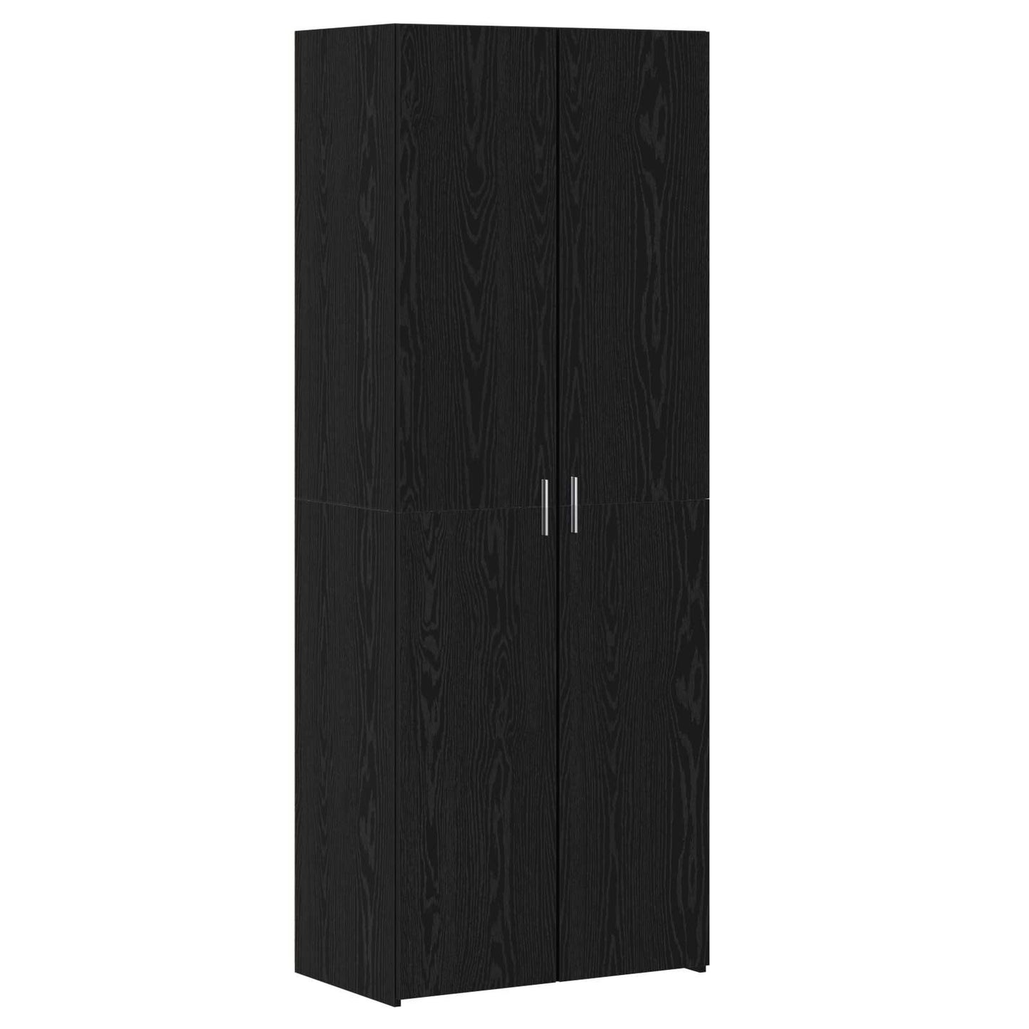 Credenza 2 pcs Rovere Nero 70 x 42,5 x 185 cm