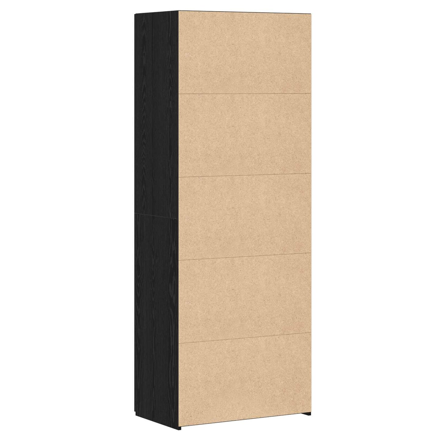 Credenza 2 pcs Rovere Nero 70 x 42,5 x 185 cm