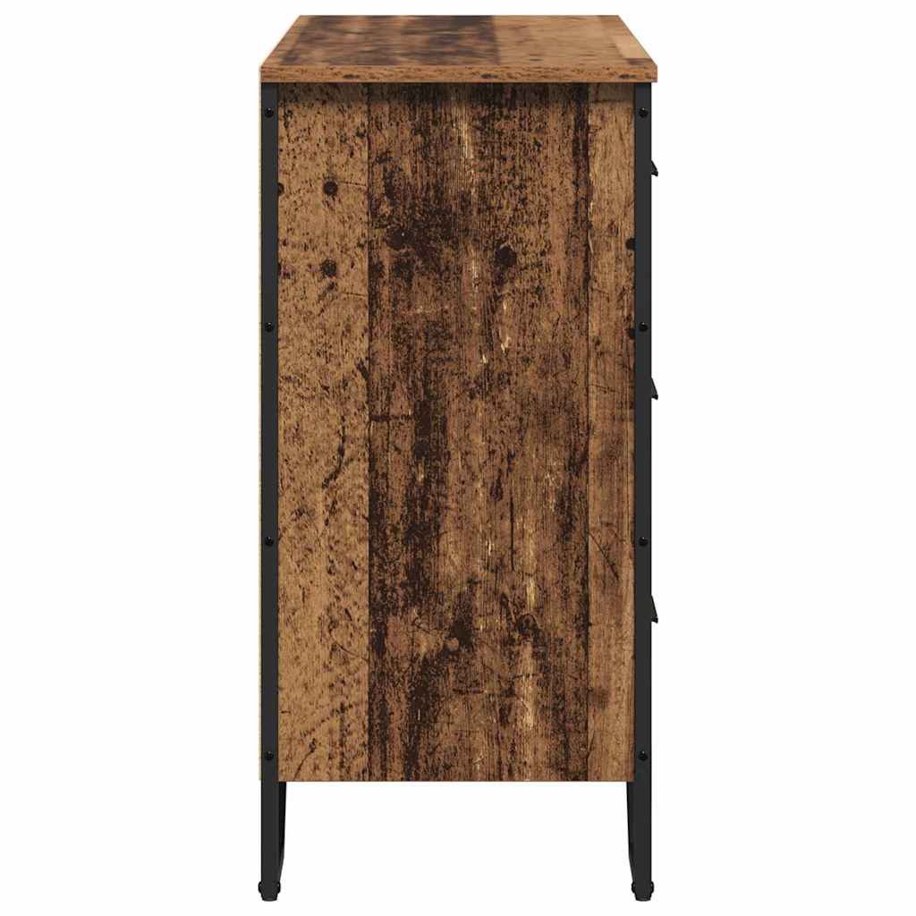 Cassettiera 6-Cassetto Legno vecchio 91 x 35,5 x 74,5 cm | homemem39