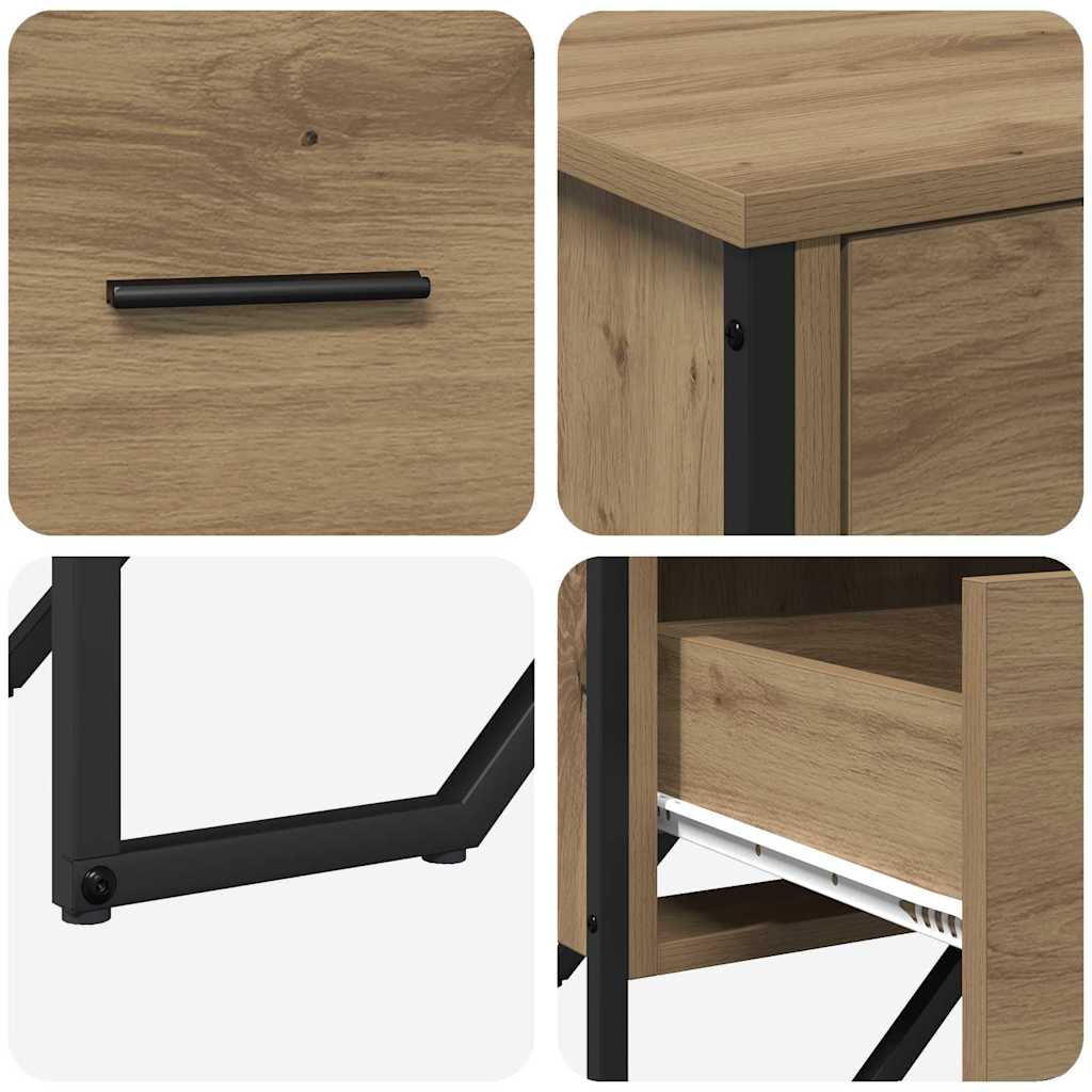 Cassettiera 6-Cassetto Rovere artigianale 91 x 35,5 x 74,5 cm | homemem39