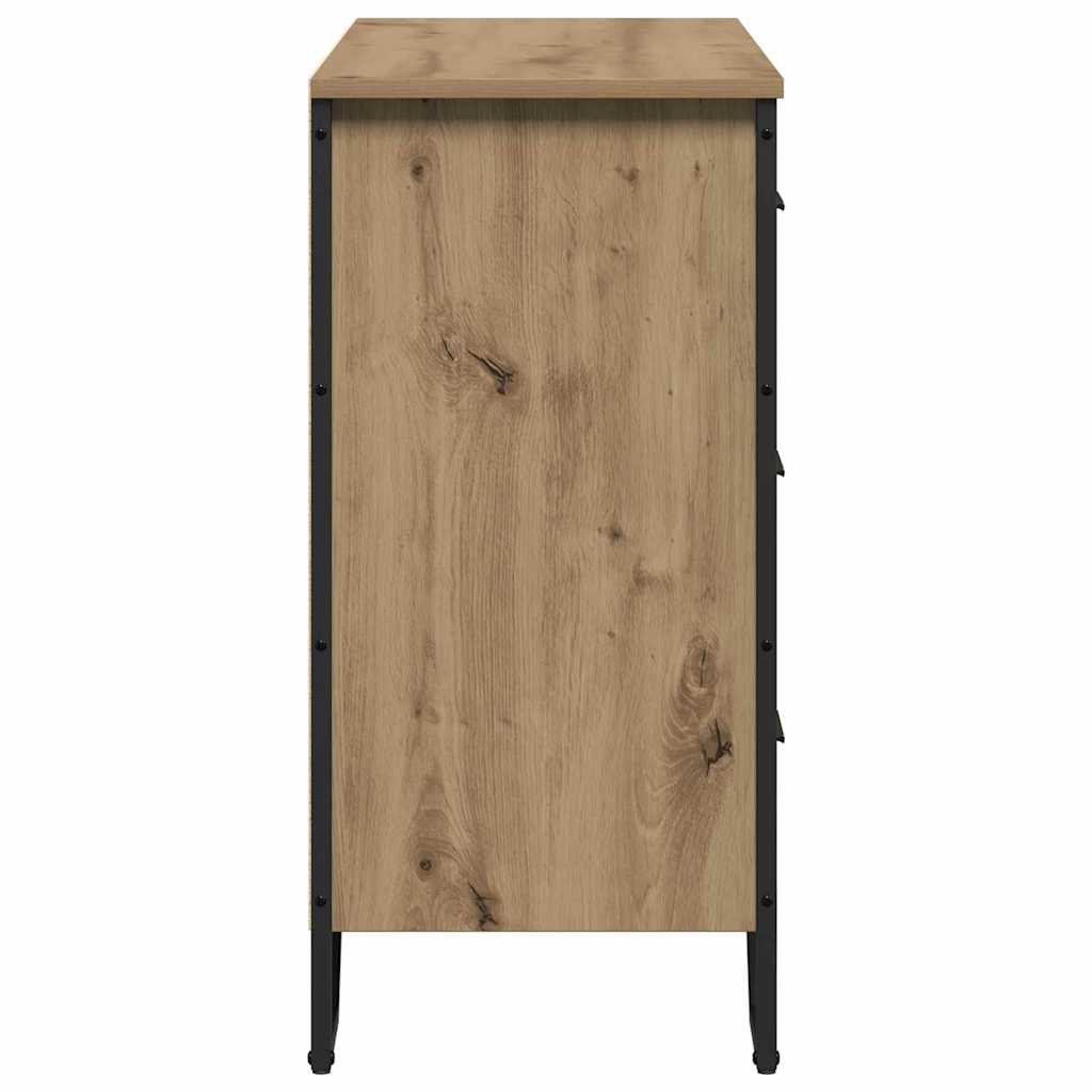 Cassettiera 6-Cassetto Rovere artigianale 91 x 35,5 x 74,5 cm | homemem39