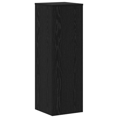 Supporto per piante 2 pz Rovere Nero 33 x 33 x 100 cm | homemem39
