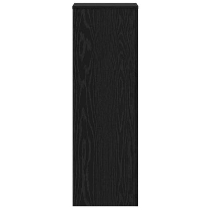 Supporto per piante 2 pcs Rovere nero 33 x 33 x 100 cm - homemem39