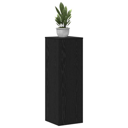 Supporto per piante 2 pz Rovere Nero 33 x 33 x 100 cm | homemem39