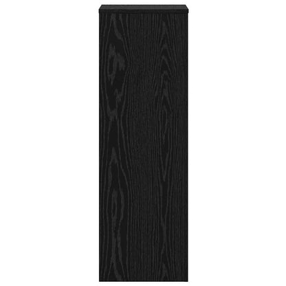 Supporto per piante 2 pcs Rovere nero 33 x 33 x 100 cm - homemem39