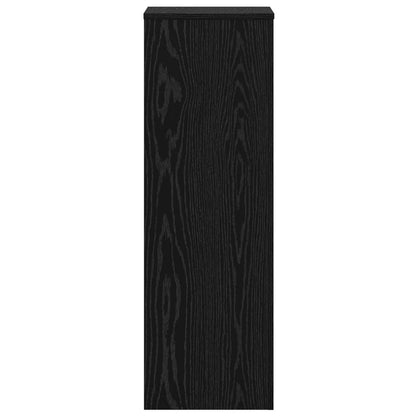Supporto per piante 2 pz Rovere Nero 33 x 33 x 100 cm | homemem39