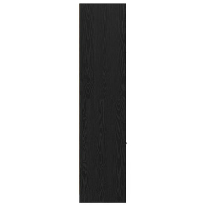 Armadio da Apoteca Rovere nero 30 x 41 x 174.5 cm | homemem39