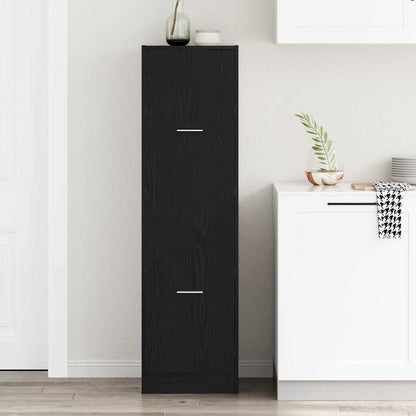Armadio da Apoteca Rovere nero 40 x 41 x 144.5 cm | homemem39