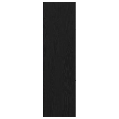 Armadio da Apoteca Rovere nero 40 x 41 x 144.5 cm