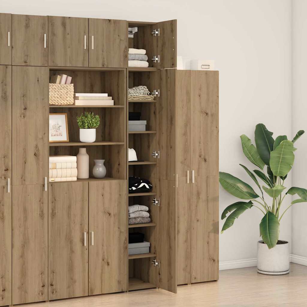 Mobile da Storage Slim rovere artigianale 30 x 42.5 x 225 cm - homemem39