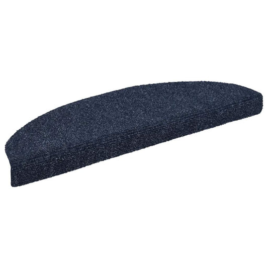 Tappetini per scale autoadesivi 20 pz 65x21x4 cm blu semicircolari grandi | homemem39