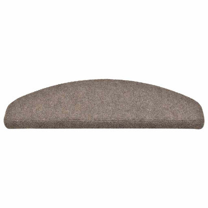 Tappetini per scale autoadesivi 30 pz 65x21x4 cm beige semicircolari grandi | homemem39