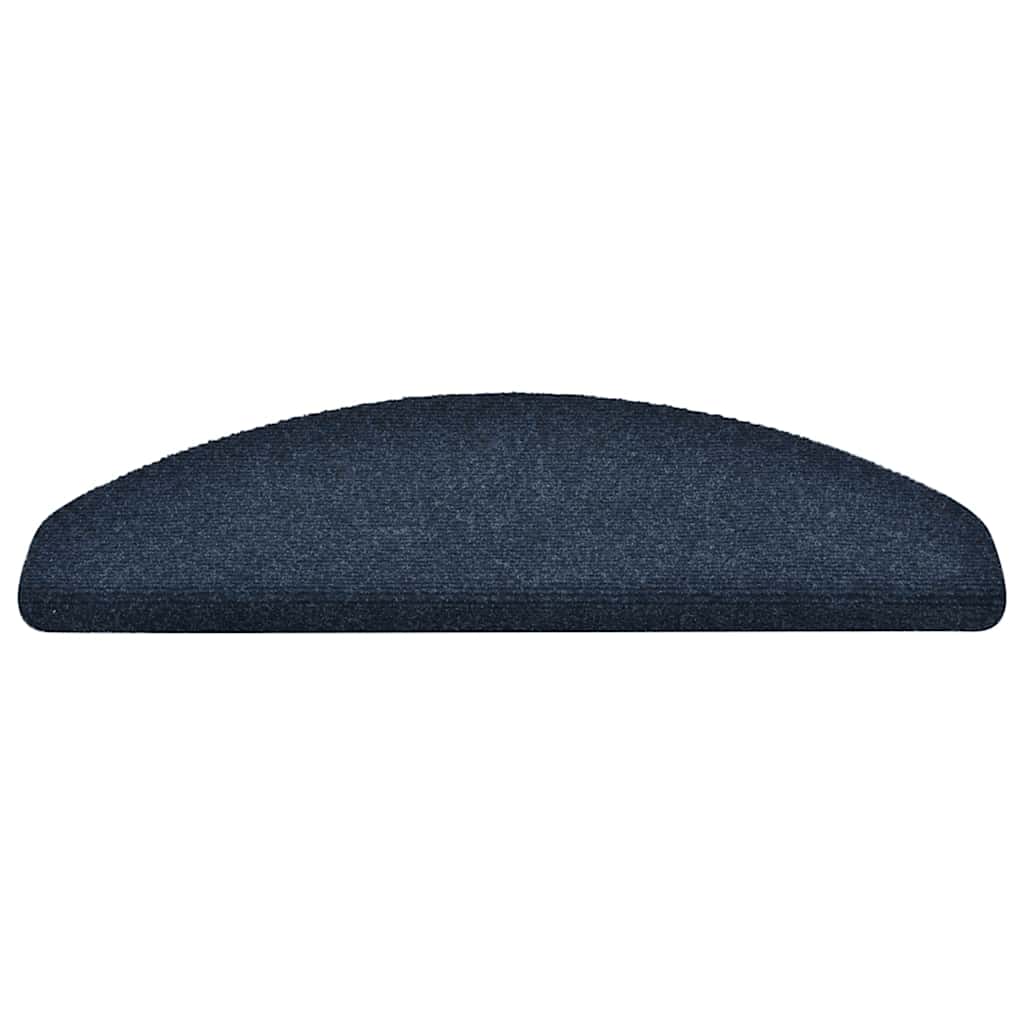 Tappetini per scale autoadesivi 30 pz 65x21x4 cm blu navy semicircolari grandi | homemem39