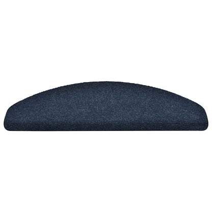 Tappetini per scale autoadesivi 30 pz 65x21x4 cm blu navy semicircolari grandi | homemem39