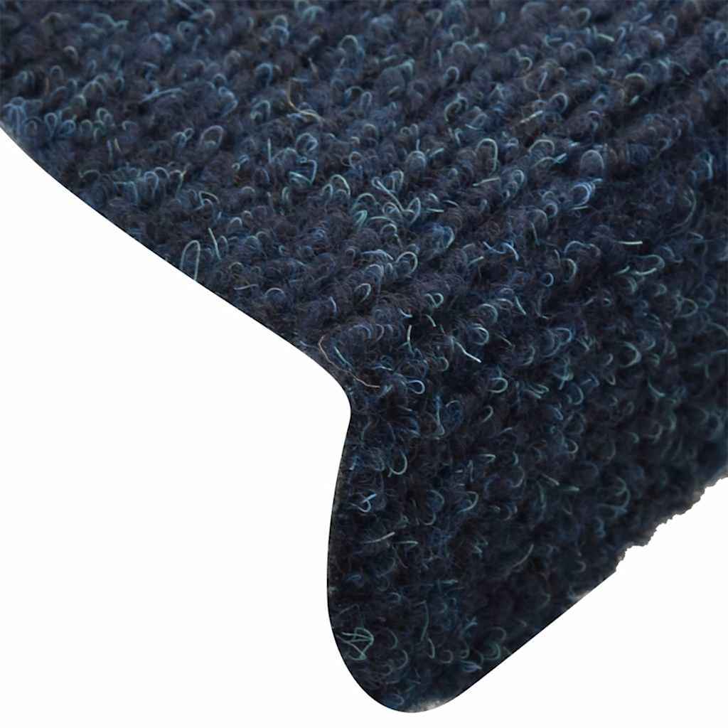 Tappetini per scale autoadesivi 30 pz 65x21x4 cm blu navy semicircolari grandi | homemem39
