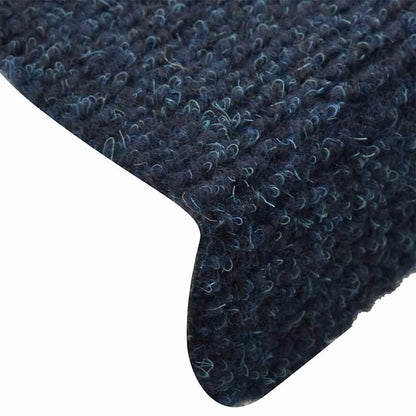 Tappetini per scale autoadesivi 30 pz 65x21x4 cm blu navy semicircolari grandi | homemem39
