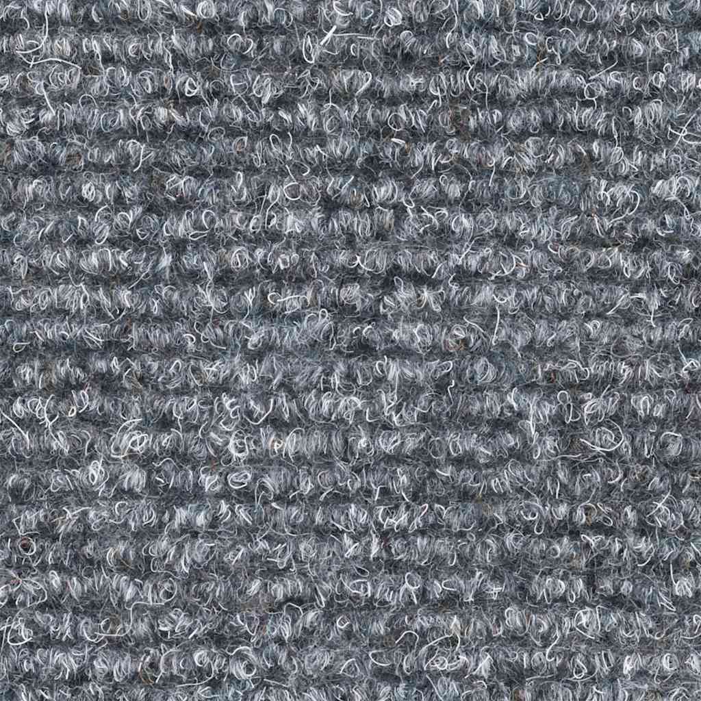 Tappetini per scale autoadesivi 20 pz 56x17x3 cm Grigio chiaro semicircolari | homemem39